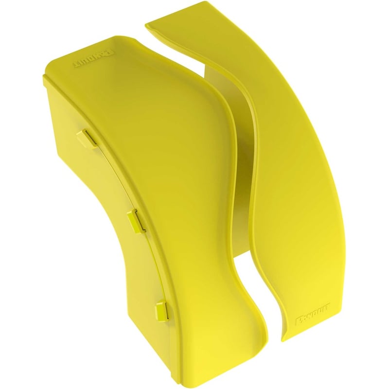 Panduit FiberRunner® Outside Vertical Right-Angle, 90°, 6x4, Yellow - Thumbnail 4