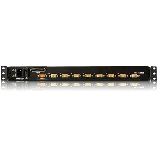Aten Slideaway CL5708 17" LCD Console 8-Port Combo KVM with Peripheral Sharing Technology-TAA Compliant - Thumbnail 2