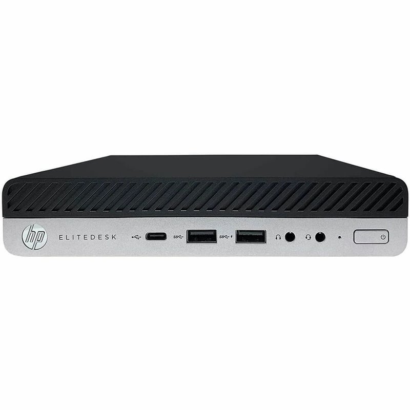 Joy Systems - HP EliteDesk 800 G4 Desktop Computer - Intel Core i5 8th Gen i5-8400T Hexa-core (6 Core) 1.70 GHz - 16 GB RAM DDR4 SDRAM - 256 GB SSD - Mini PC - Refurbished - Thumbnail 2