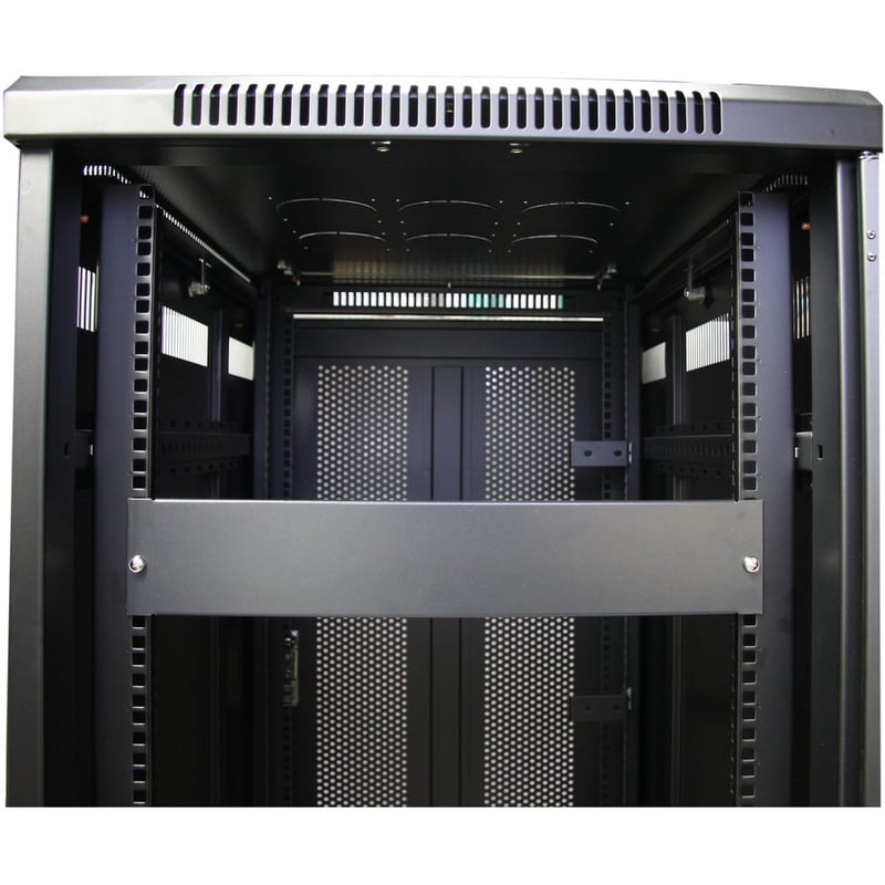 StarTech.com Blanking Panel " 2U " 19in " Steel " Black " Blank Rack Panel " Filler Panel " Rack Mount Panel " Rack - Thumbnail 3