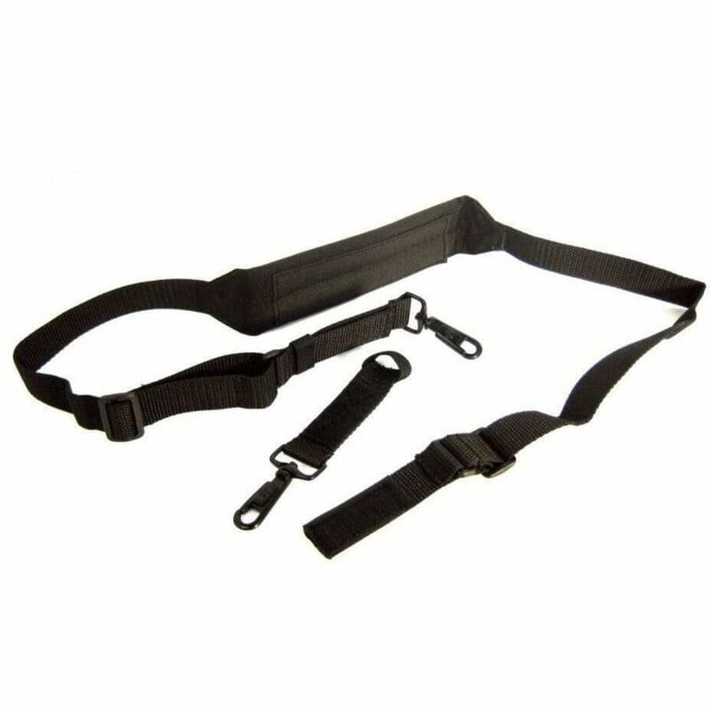 SHOULDER STRAP, BREAK-AWAY, BLACK NYLON, ADJUSTABLE TO 56 INCHES. SAFETY RELEASE - Thumbnail 1