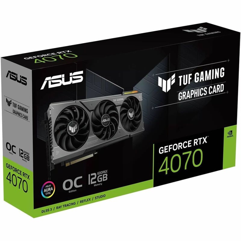TUF NVIDIA GeForce RTX 4070 Graphic Card - 12 GB GDDR6X - Thumbnail 5