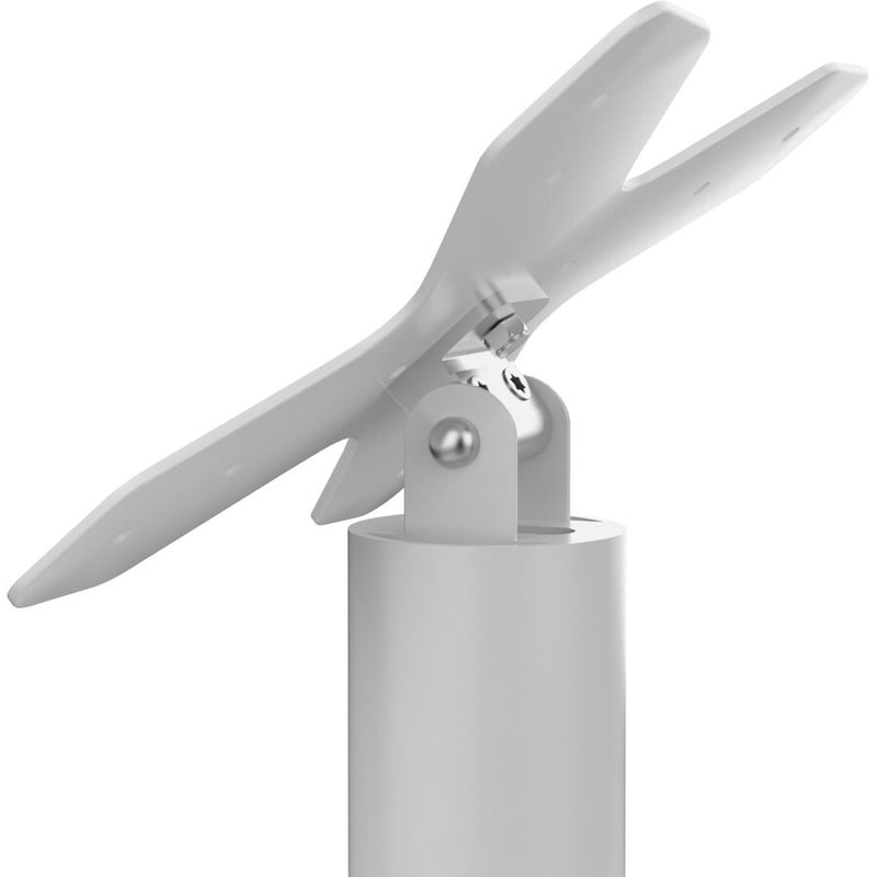 CTA Digital VESA Compatible Desk Mount with USB Ports and Cable Routing (White) - Thumbnail 3