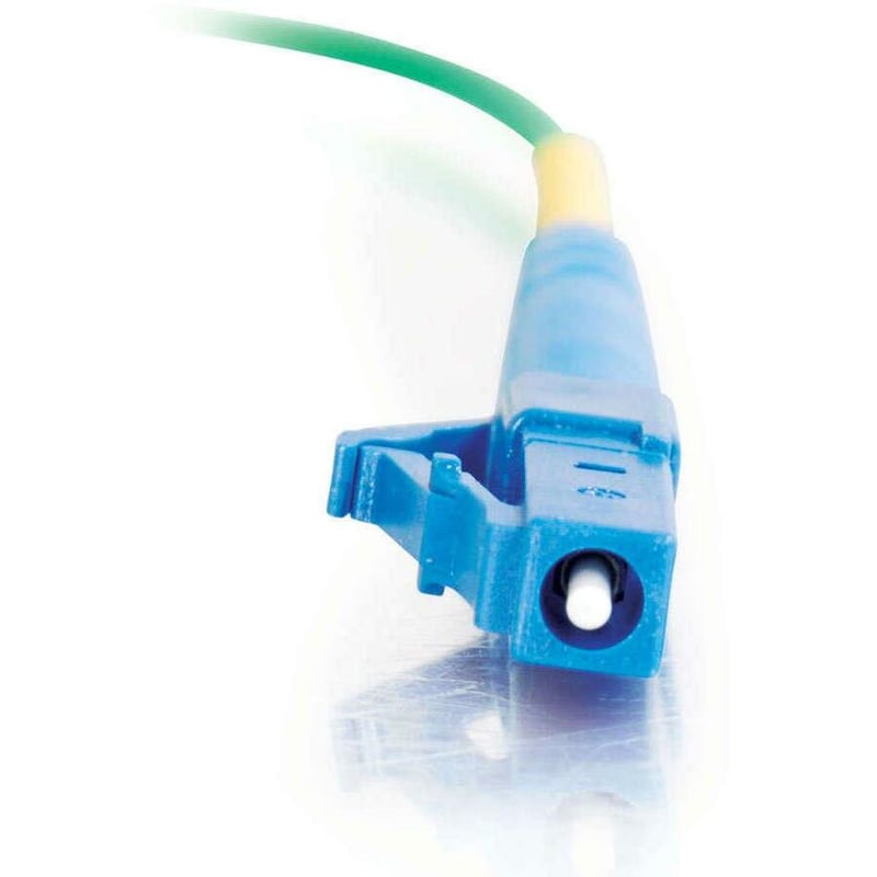 C2G-5m LC-LC 9/125 OS1 Simplex Singlemode PVC Fiber Optic Cable - Green - Thumbnail 3
