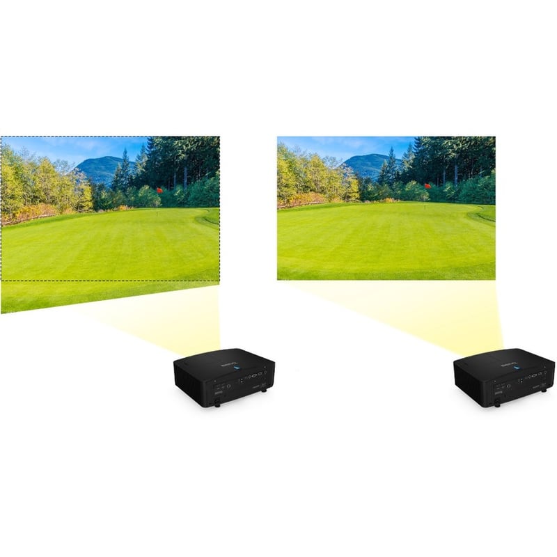 BenQ LK936ST 3D Ready Short Throw DLP Projector - 16:9 - Ceiling Mountable, Wall Mountable - Thumbnail 3