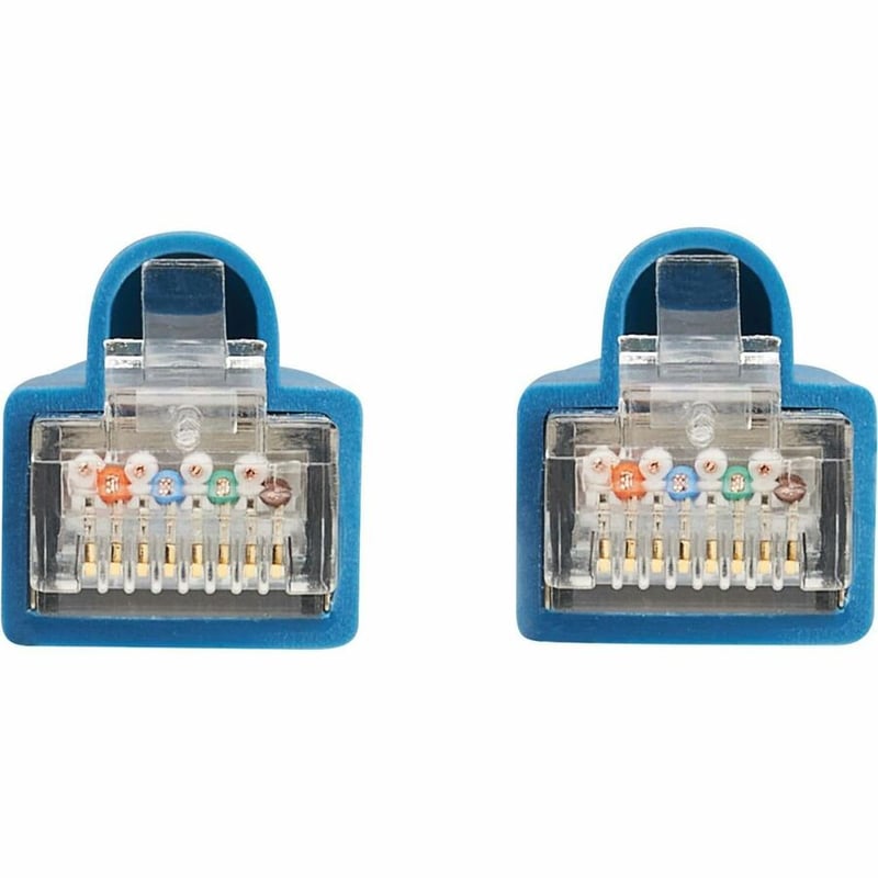 Eaton Tripp Lite Series Cat8 40G Snagless SSTP Ethernet Cable (RJ45 M/M), PoE, LSZH, Blue, 0.5 m (1.6 ft.) - Thumbnail 2