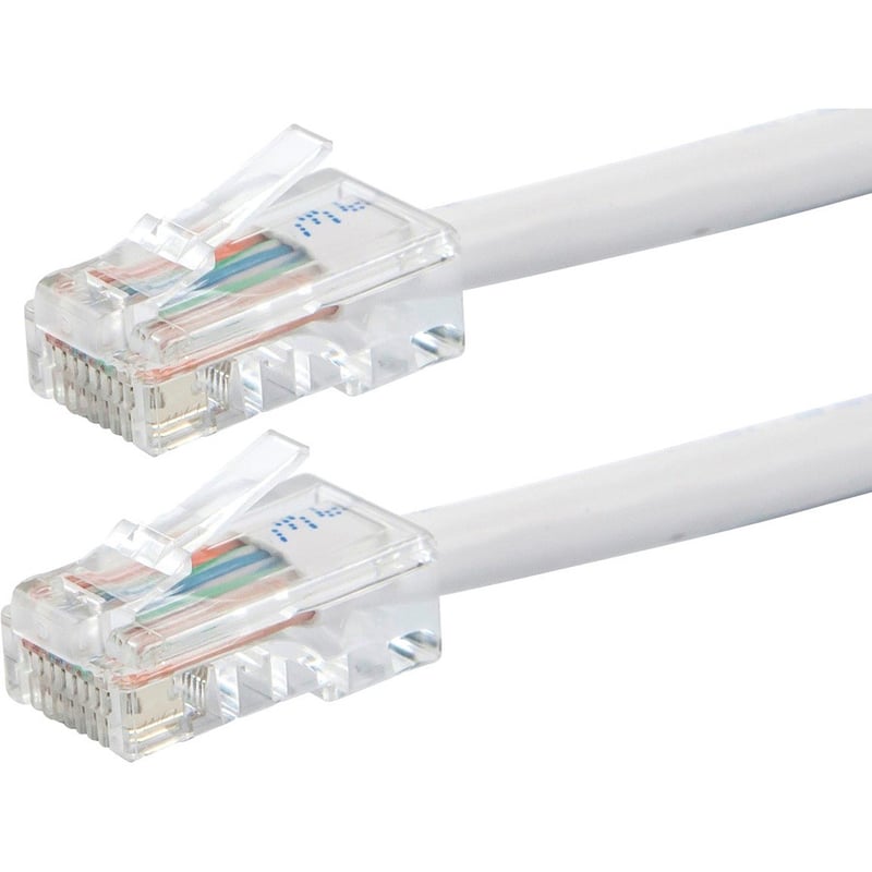 Monoprice ZEROboot Series Cat6 24AWG UTP Ethernet Network Patch Cable, 100ft White - Thumbnail 2