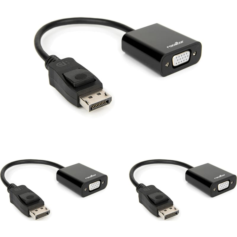 Rocstor Premium DisplayPort to VGA Adapter HD - Thumbnail 1