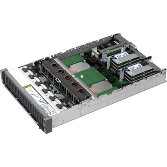 Lenovo ThinkSystem SR650 V2 7Z73A0BLNA 2U Rack Server - 1 Xeon Silver 4314 2.40 GHz - 32 GB RAM - 1.92 TB SSD - (1 x 1.92TB) SSD Configuration - 12Gb/s SAS Controller - Thumbnail 3