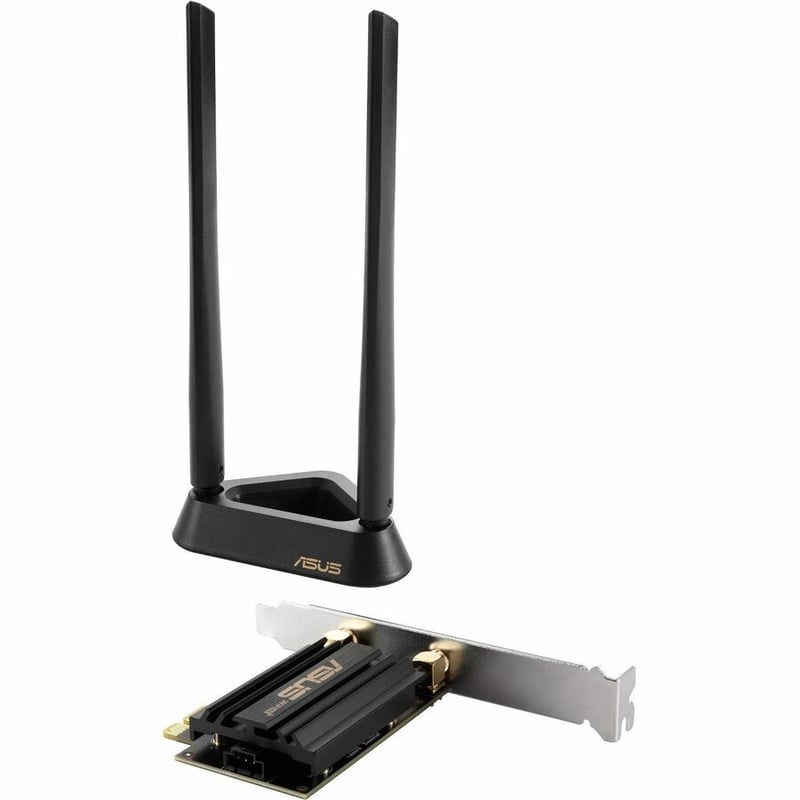 Asus PCE-AXE59BT IEEE 802.11 a/b/g/n/ac/ax Bluetooth 5.2 Wi-Fi/Bluetooth Combo Adapter for Computer - Thumbnail 2