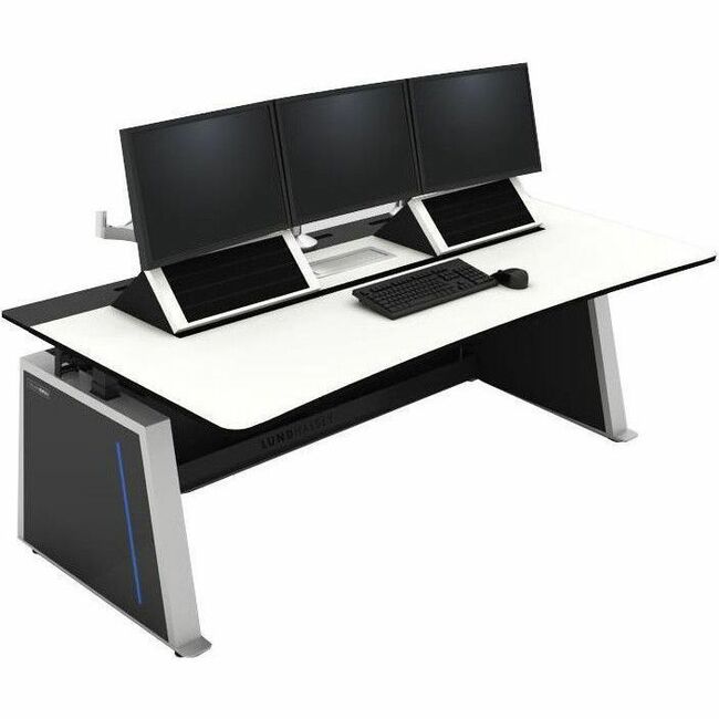 Lund Halsey x-Type Broadcast Air Console - 63in Width - TAA Compliant - Thumbnail 1