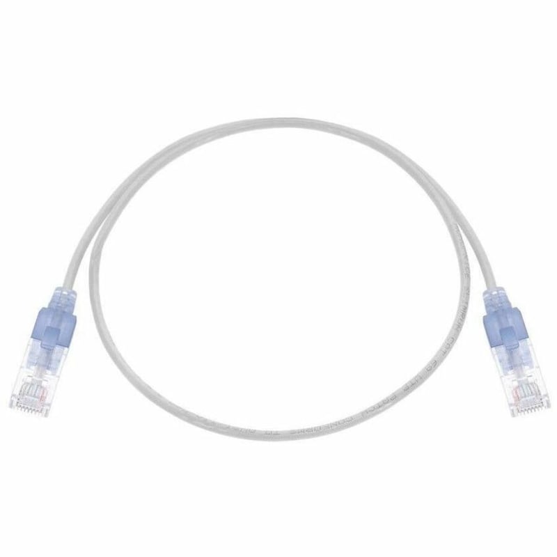 MONOPRICE CAT6A 2FT WHITE 10-PK PATCH CABLE_ UTP_ 30AWG_ 10G_ PURE BARE COPPER_ - Thumbnail 4