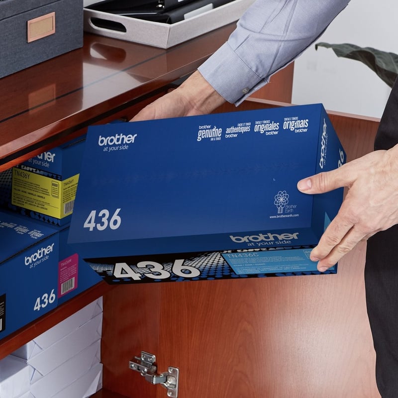 Brother TN436C Original Laser Toner Cartridge - Cyan - 1 Each - Thumbnail 5