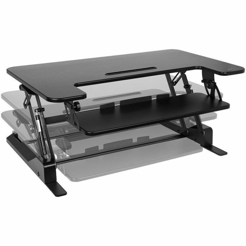 MONOPRICE HEIGHT ADJUSTABLE GAS-SPRING DUAL HANDLE SIT-STAND 36-INCH WORKSTATION - Thumbnail 4