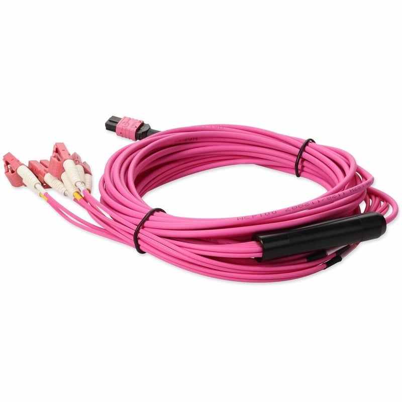7M MPO-12/4XLC F/M OM4 FIBER FANOUT CBL - Thumbnail 3
