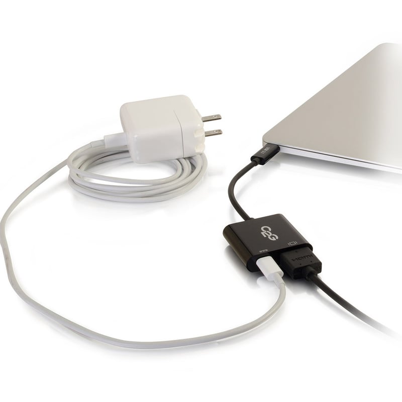 C2G USB C to 4K HDMI Adapter with Power Delivery - Thumbnail 2