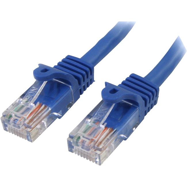 StarTech.com 4 ft Blue Cat5e Snagless UTP Patch Cable - Thumbnail 1