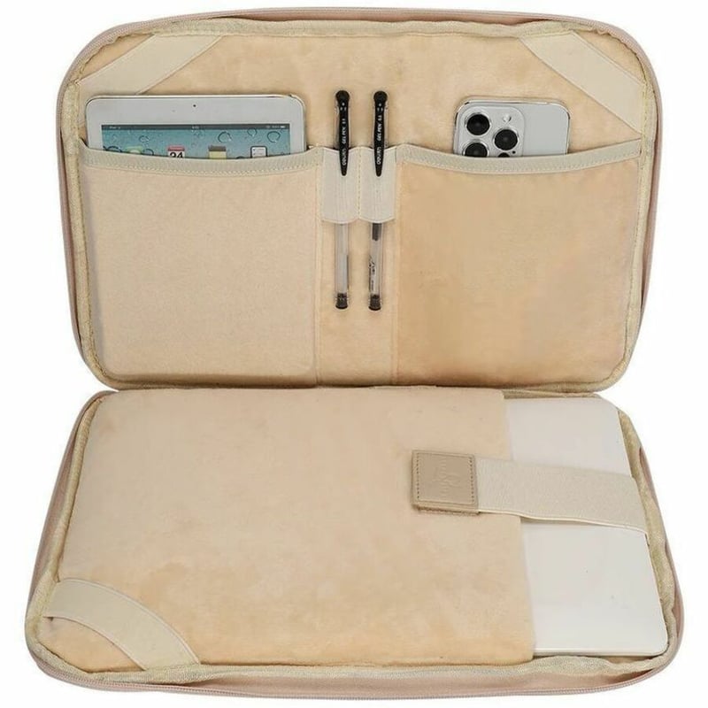 SANDY LISA LA JOLLA WORK IN CARRYING CASE (SLEEVE) FOR 14IN LAPTOP WITH DETACHAB - Thumbnail 3