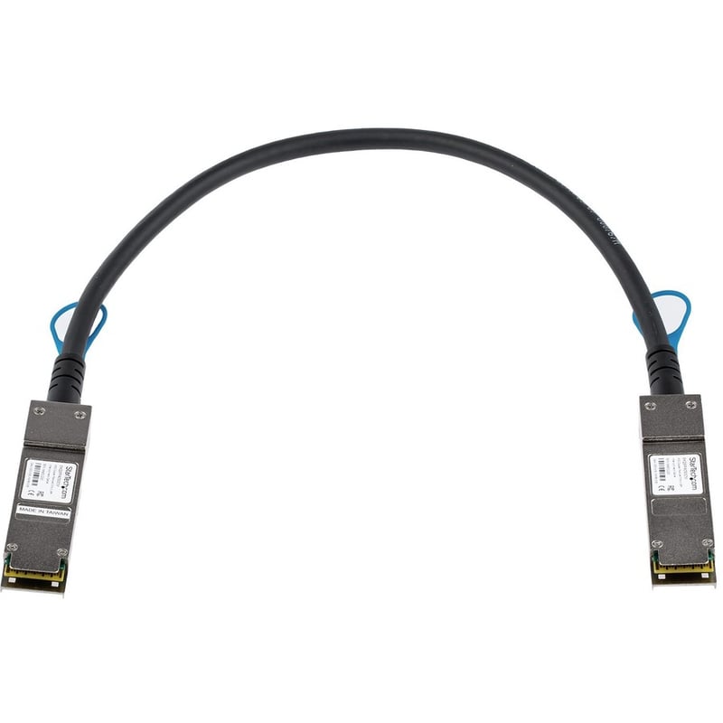 StarTech.com 0.5m QSFP+ to QSFP+ Direct Attach Cable for Juniper EX-QSFP-40GE-DAC-50CM - 40GbE - QSFP+ Copper DAC 40 Gbps - Thumbnail 2