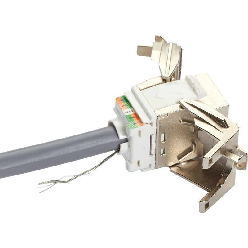 Black Box CAT6 Shielded Keystone Jack w/ Universal Wiring - Thumbnail 2