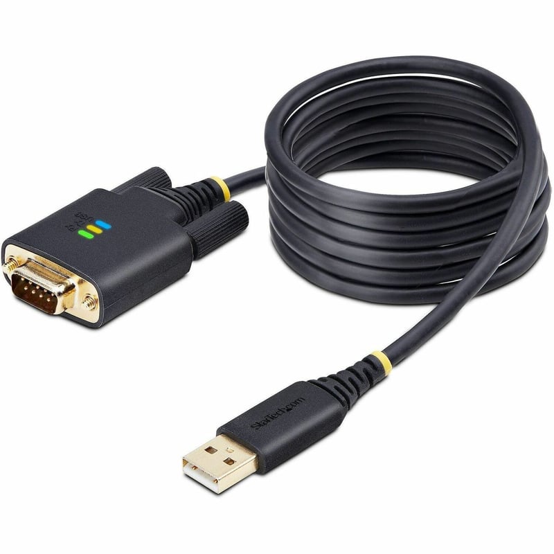 6.6FT USB TO SERIAL CABLE - USB TO DB9 RS232 ADAPTER - Thumbnail 1