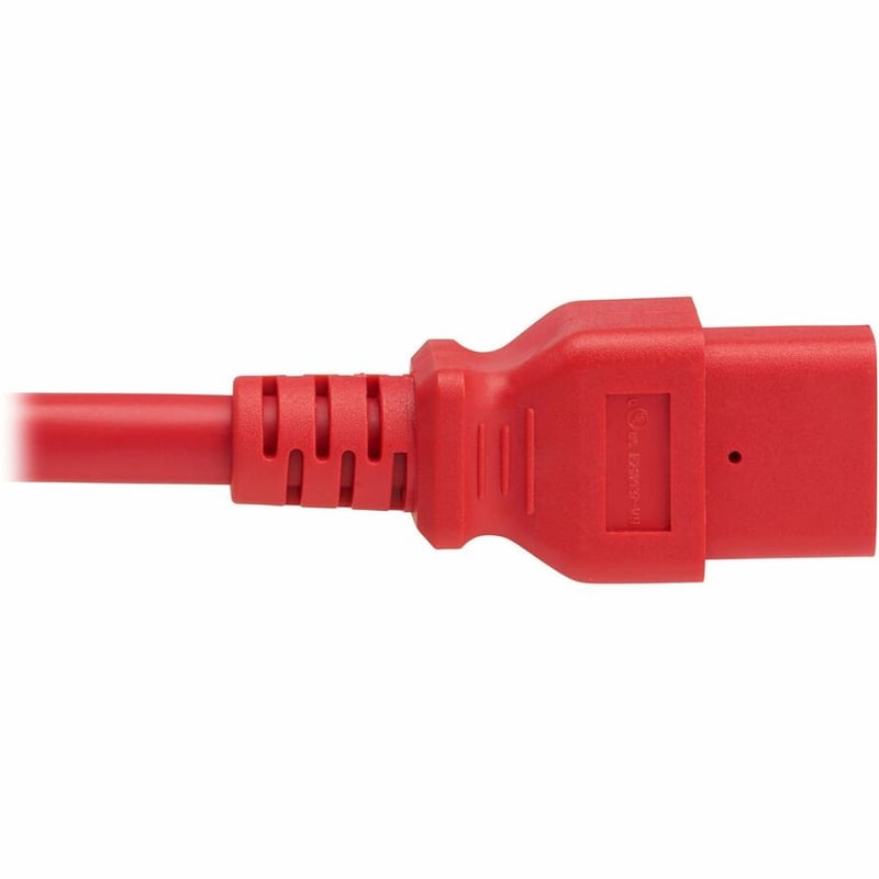 POWER CORD C20 C21 HEAVY-DUTY 20A 250V 12 AWG 3FT RED - Thumbnail 5