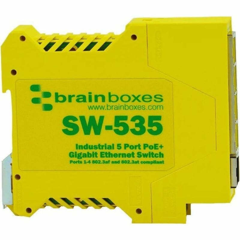 IND.5 PORT POE+ GB ENET SWITCH INDUSTRIAL COMPACT -40F TO +158F - Thumbnail 2
