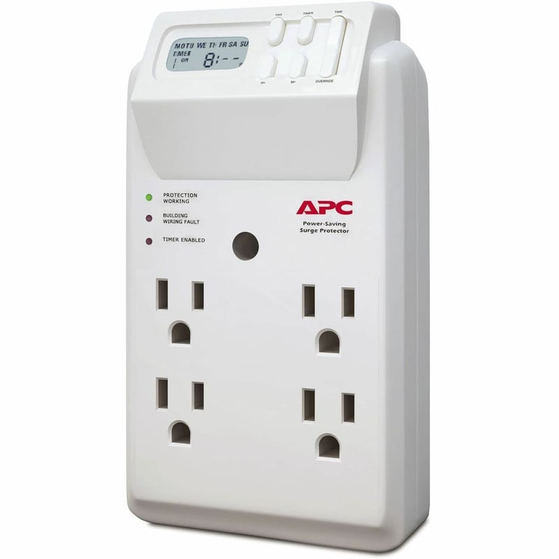 APC by Schneider Electric SurgeArrest Essential P4GC 4-Outlets Surge Suppressor - Thumbnail 1
