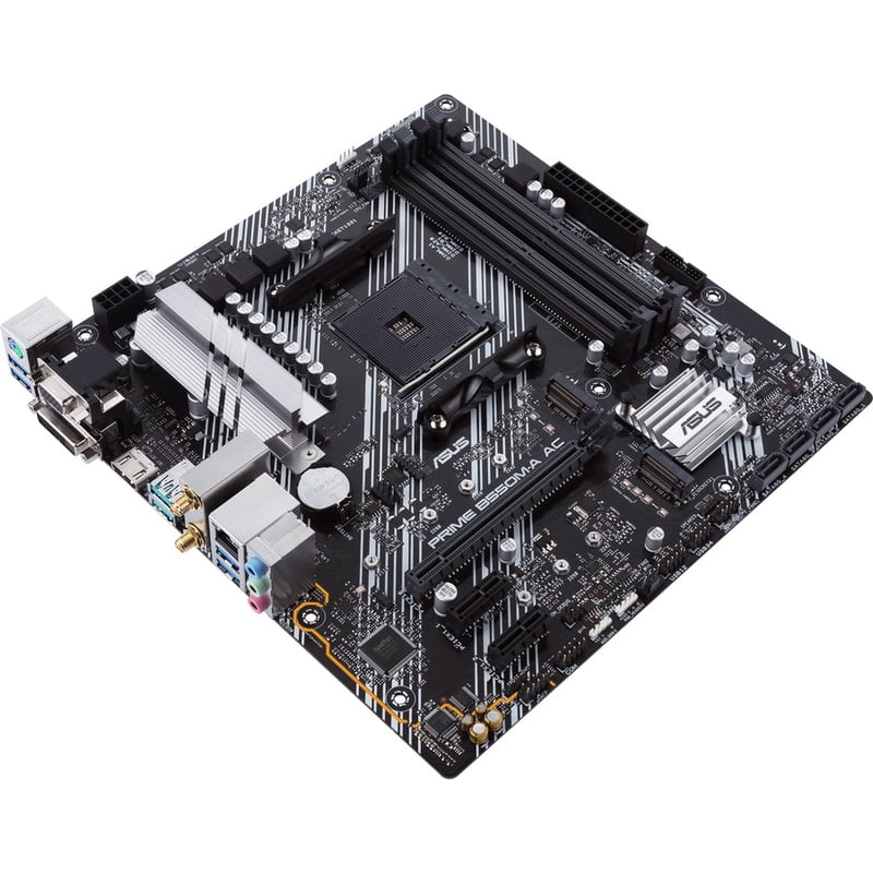 Asus Prime B550M-A AC Desktop Motherboard - AMD B550 Chipset - Socket AM4 - Micro ATX - Thumbnail 3