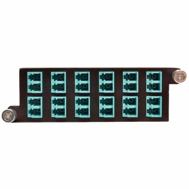 Eaton Tripp Lite Series 40Gb to 10Gb Breakout Cassette, (x2) 12-Fiber OM4 MTP/MPO ( Male with Pins ) to ( x12 ) LC Duplex - Thumbnail 4