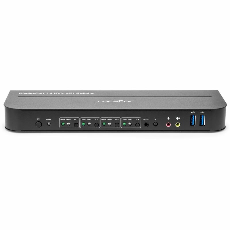 4X1 KVM SWITCH DISPLAY 4PORT/USB KVM SWITC - Thumbnail 1