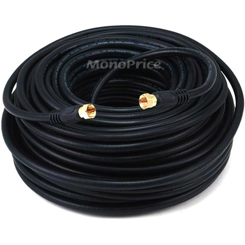CL2 COAXIAL CABLE WITH F TYPE 100FT - Thumbnail 1