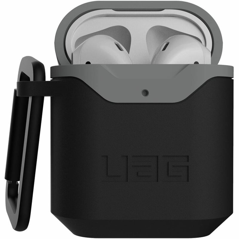 APPLE AIRPODS HARD CASE V2-BLACK/GREY - Thumbnail 4