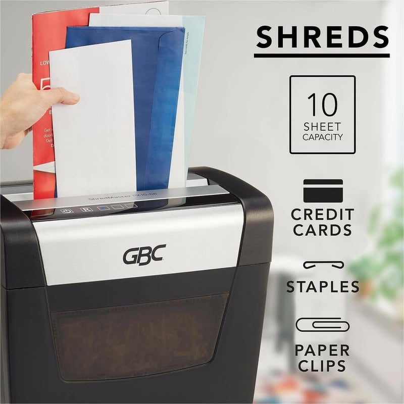 GBC ShredMaster PX10-06 Super Cross-Cut Paper Shredder - Thumbnail 4