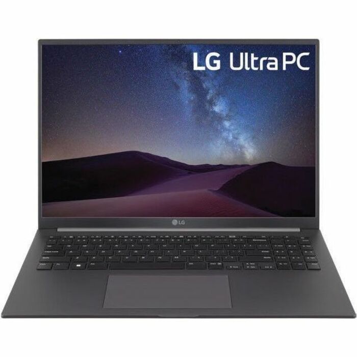 LG Ultra PC U 16U70R-N.APC5U1 16" Notebook - WUXGA - 1920 x 1200 - AMD Ryzen 5 7530U Hexa-core (6 Core) 2 GHz - 16 GB Total RAM - 16 GB On-board Memory - 512 GB SSD - Charcoal Gray - Thumbnail 2