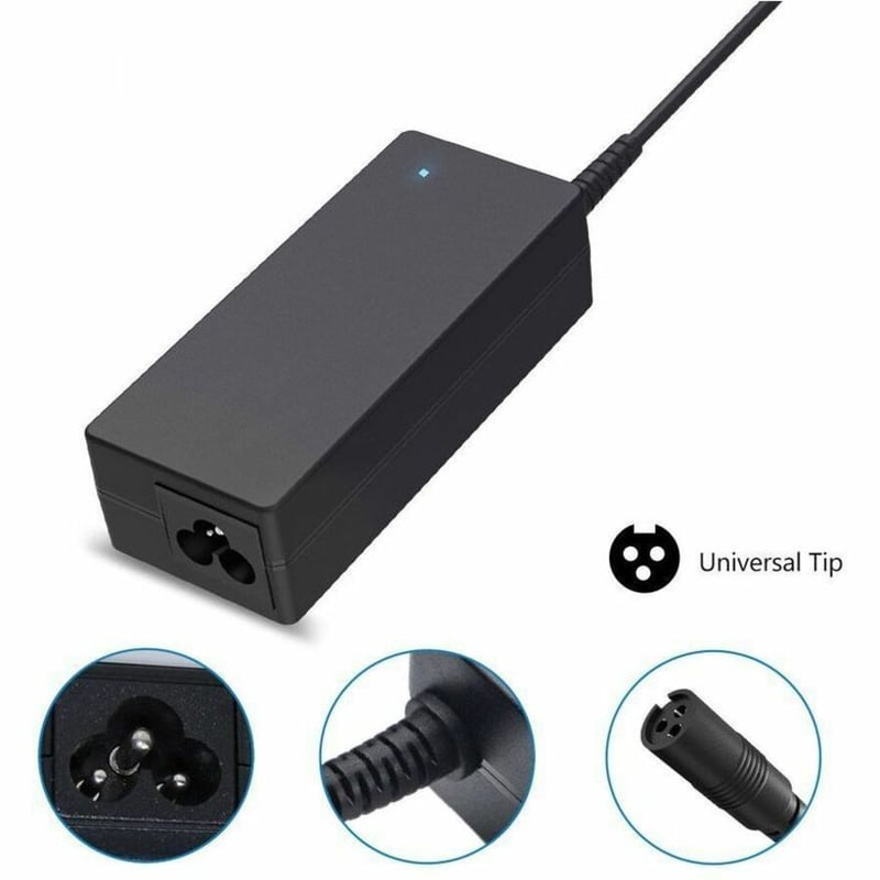65W UNIVERSAL LAPTOP CHARGER WITH 10 INTERCHANGEABLE LAPTOP TIPS - Thumbnail 2
