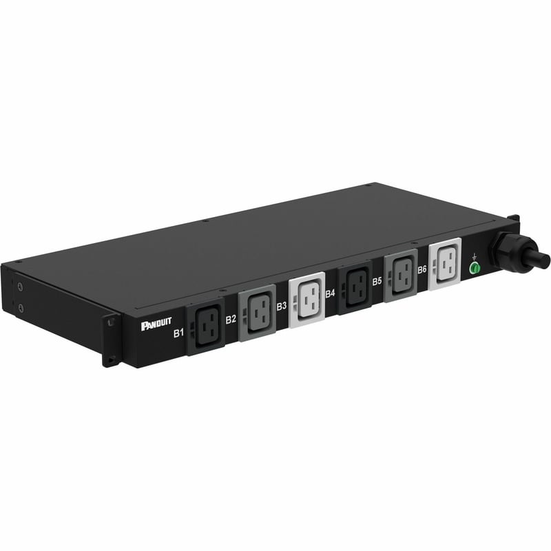 BASIC PDU 415V 30 AMP (6)C19 PERFORATED 700MM X 45RU WHITE