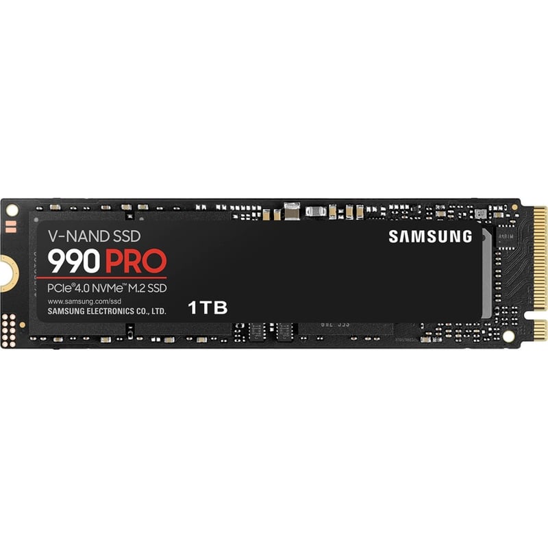 Samsung 990 PRO 1 TB Solid State Drive - M.2 2280 Internal - PCI Express NVMe (PCI Express NVMe 4.0 x4) - Thumbnail 1