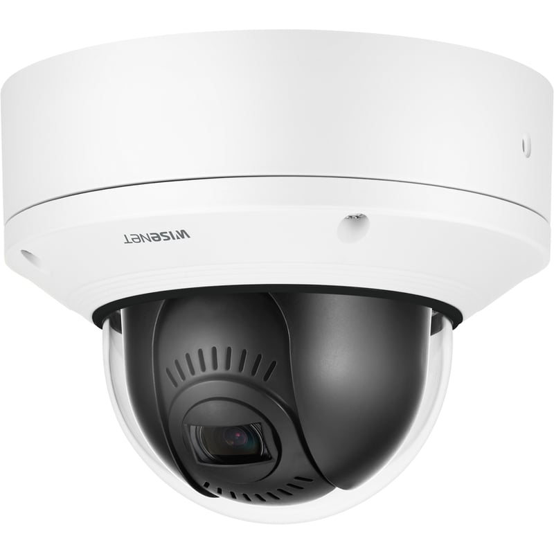 Wisenet XND-6081VZ 2 Megapixel Indoor HD Network Camera - Color, Monochrome - Dome - White - Thumbnail 2