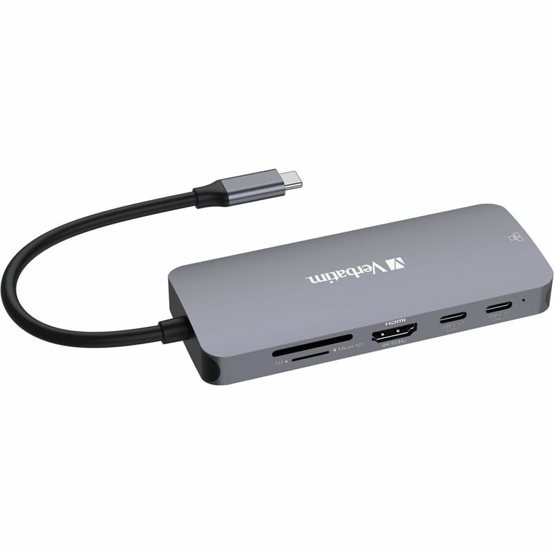 Verbatim USB-C Pro Multiport Hub CMH 09 - 9 Ports - Thumbnail 4