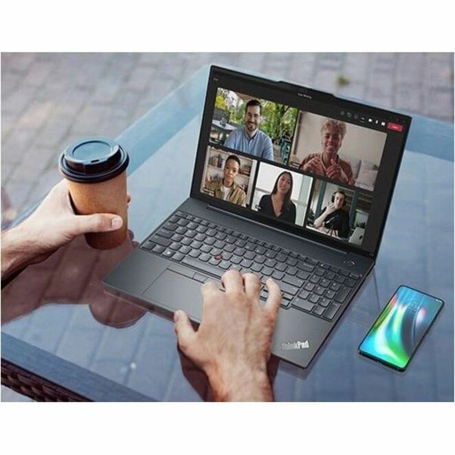 Lenovo ThinkPad E16 Gen 1 21JT001AUS 16" Touchscreen Notebook - WUXGA - 1920 x 1200 - AMD Ryzen 7 7730U Octa-core (8 Core) 2 GHz - 16 GB Total RAM - 8 GB On-board Memory - 512 GB SSD - Graphite Black