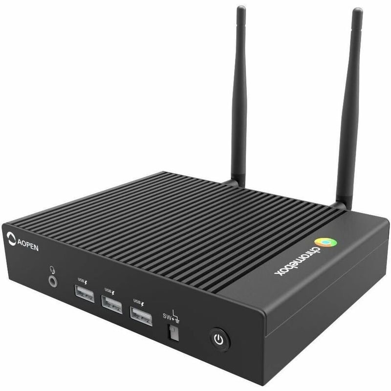 AOPEN Chromebox Mini 2 - Intel Celeron N4500 - Fanless - 8 GB RAM - 32 GB eMMC - Wifi 6 - 3 Year Warranty - Military-grade - Thumbnail 3