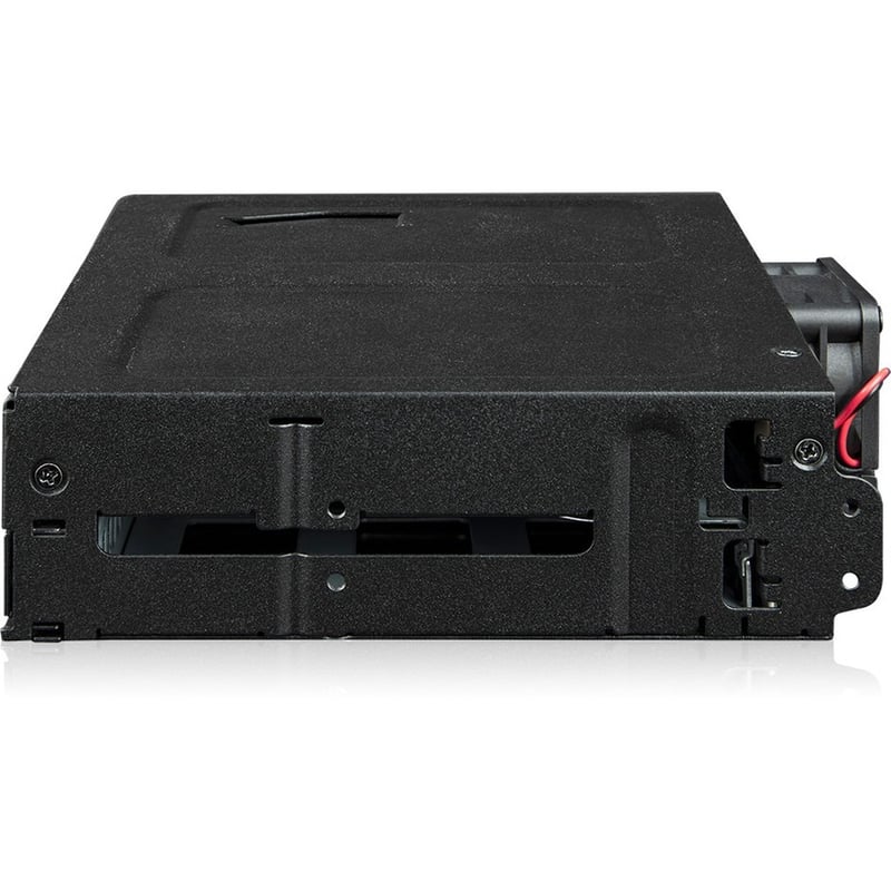 Icy Dock ToughArmor MB105VP-B Drive Enclosure for 5.25" PCI Express NVMe 4.0, U.2, U.3 - SFF-8654 SlimSAS Host Interface Internal - Black - Thumbnail 2