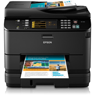 Epson WorkForce Pro WP-4540 Wireless Inkjet Multifunction Printer-Color-Copier/Fax/Scanner-4800x1200 Print-Automatic Duplex Print-20000 Pages Monthly-580 sheets Input-Color Scanner-2400 Optical Scan-Color Fax- Ethernet Ethernet-Wireless LAN - Thumbnail 2
