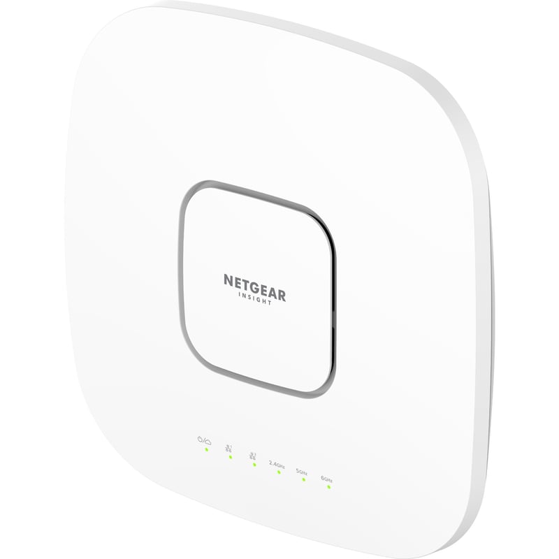Netgear WAX630E Tri Band Wi-Fi 6 IEEE 802.11 a/b/g/n/ac/ax/i 7.80 Gbit/s Wireless Access Point - Indoor - Thumbnail 1