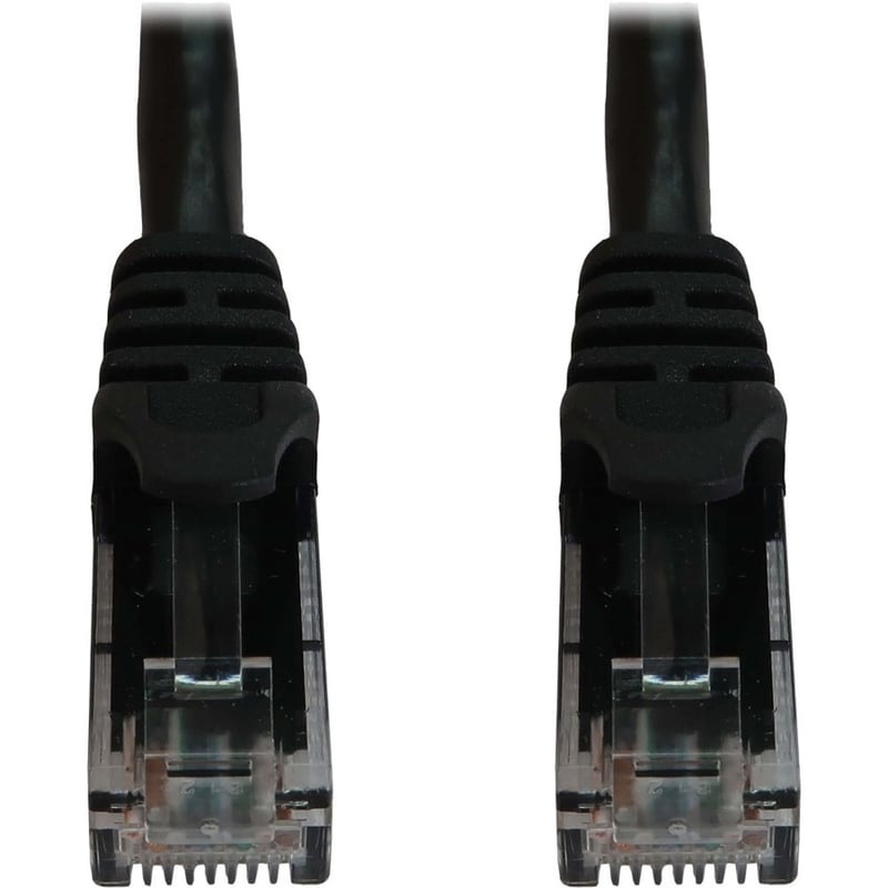 Eaton Tripp Lite Series Cat6a 10G Snagless Molded UTP Ethernet Cable (RJ45 M/M), PoE, Black, 50 ft. (15.2 m) - Thumbnail 4