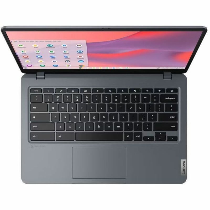Lenovo 14e Chromebook Gen 3 82W6000AUS 14" Touchscreen Notebook - Full HD - 1920 x 1080 - Intel N100 Quad-core (4 Core) - 4 GB Total RAM - 4 GB On-board Memory - 32 GB Flash Memory - Storm Gray - Thumbnail 5