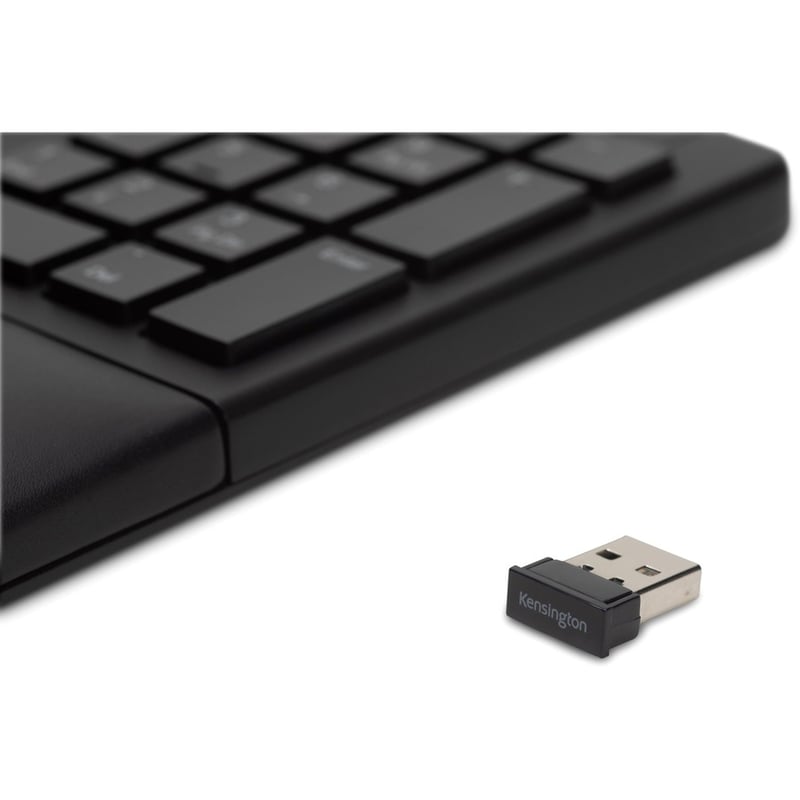 Kensington Pro Fit Ergo Wireless Keyboard-Black - Thumbnail 2
