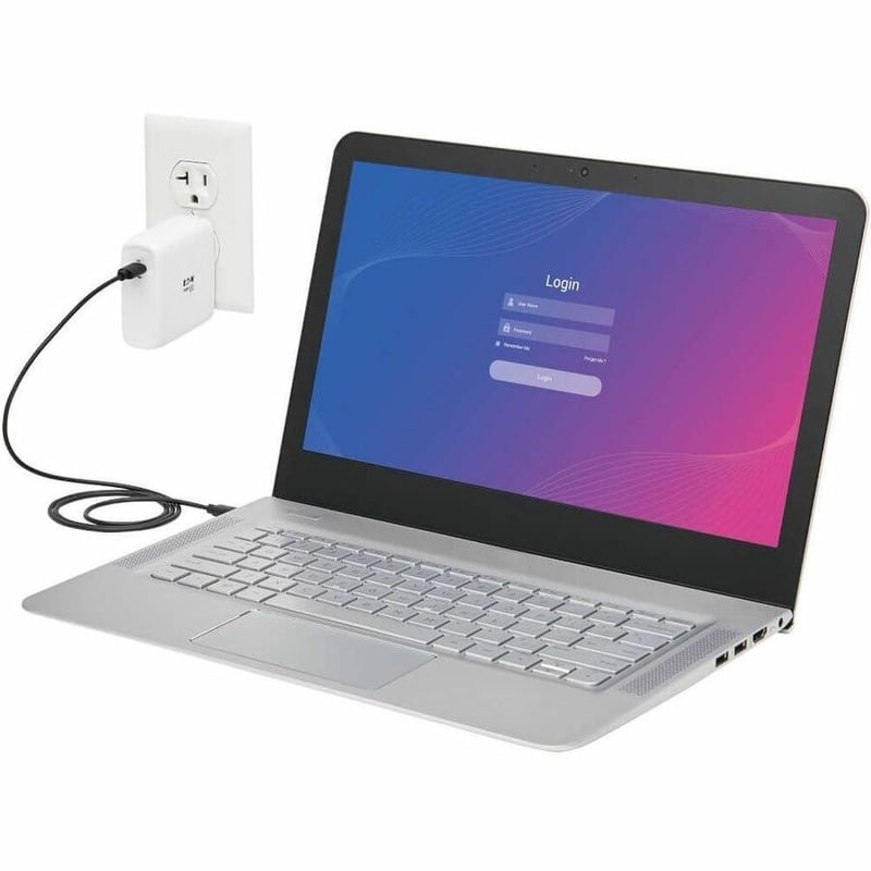 Tripp Lite by Eaton Compact 1-Port USB-C Wall Charger - GaN Technology 100W PD3.0 Charging White - Thumbnail 3
