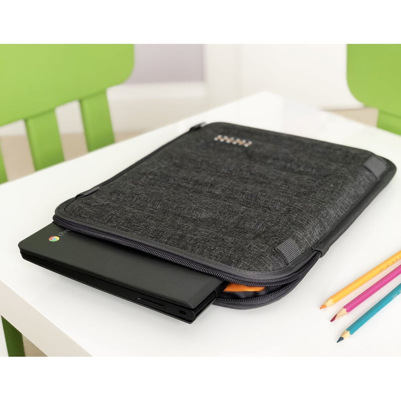 Higher Ground Capsule Carrying Case (Sleeve) for 13" and 14" Chromebooks as well as 15" MacBook Pro - Gray - Thumbnail 3